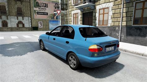 BeamNG Drive Daewoo Lanos Sedan T100 1997 Car Show Test Drive Crash