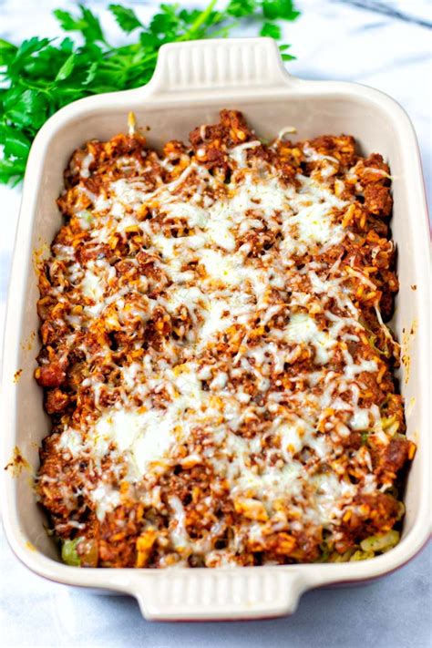 Cabbage Roll Casserole Contentedness Cooking