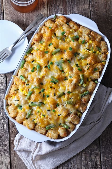 Homemade Tator Tot Hotdish Modern Farmhouse Eats