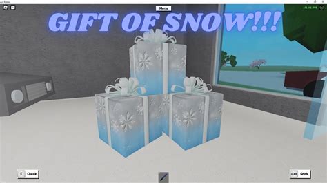 Roblox Lumber Tycoon 2 New Gift Of Snow YouTube