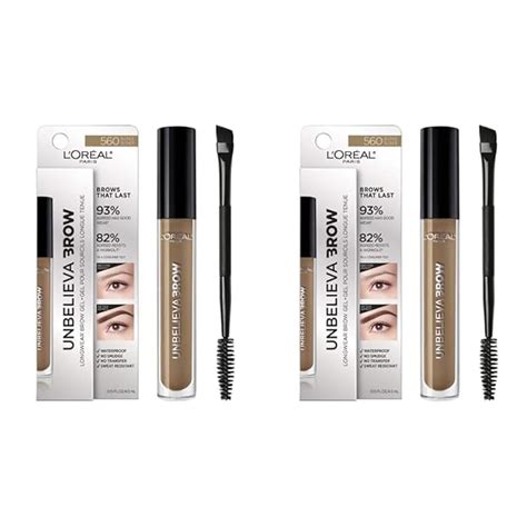 Amazon L Oreal Paris Unbelieva Brow Tinted Waterproof Brow Gel Blonde Pack Of