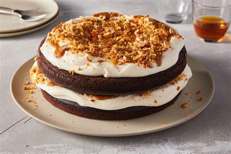 Devils Food Cake With Hazelnut Praline Recipe