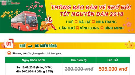 Bảng Giá Vé Tết 2019 Xe Phương Trang Mới Nhất Hôm Nay 2032024