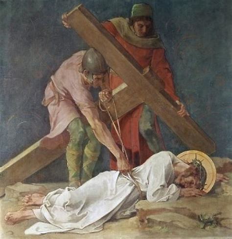 Jesus Falls The Third Time Th Station Of The Cross Martin