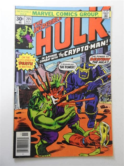 The Incredible Hulk 205 1976 FN Condition Comic Books Bronze