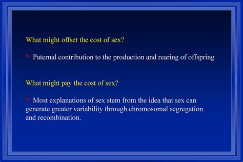 The Population Genetics Of Sex And Recombination Ppt Download