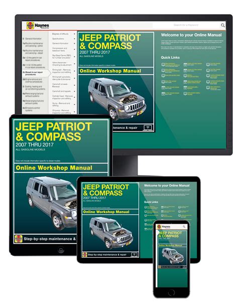 Repair Manuals And Guides For Jeep Compass 2007 2017 Haynes Manuals