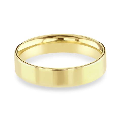 Yellow Gold Gents Wedding Ring David M Robinson