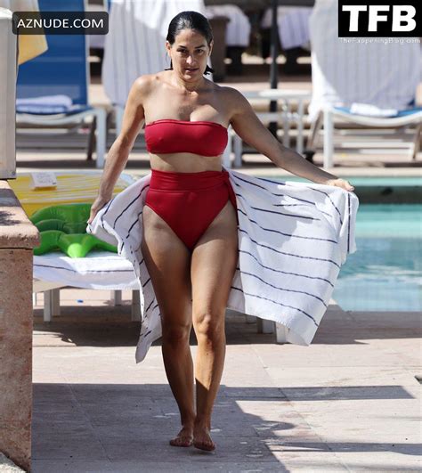Nikki Bella Sexy Seen Flaunting Her Tits And Ass At The Beach In Indian Wells Aznude
