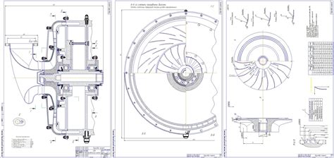 Схема центробежного компрессора чертеж - 98 фото