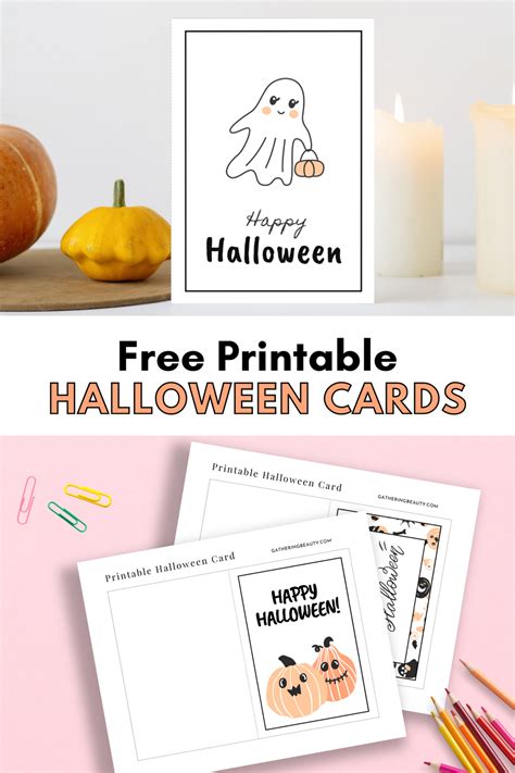 Free Printable Halloween Cards — Gathering Beauty