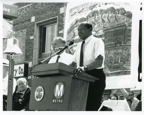1990 Bradley Edelman Bw Metro Blue Line Grand Opening Cele Flickr