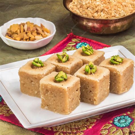 premium ai image mysore pak sweet food