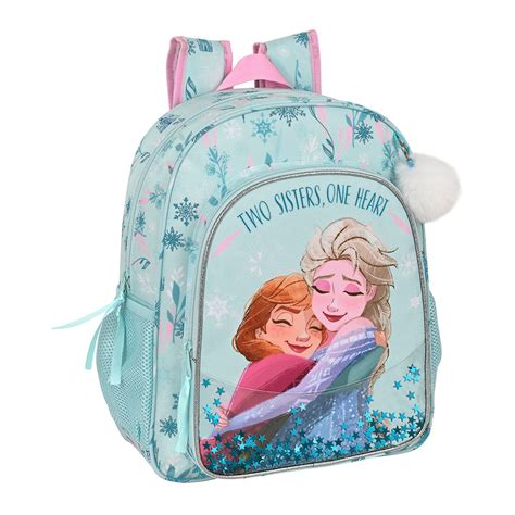 Mochila Escolar 38cm adap trolley Frozen 2 One Heart Loja da Criança