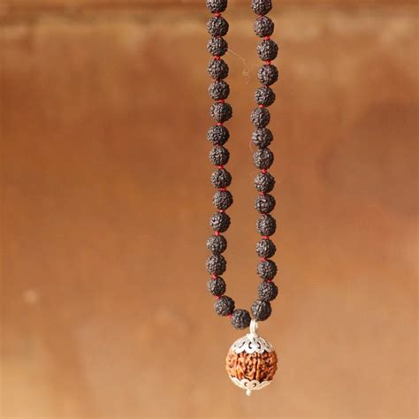 ShivaRatna 7 Mukhi Nepali Rudraksha Guru Mani With 108 1 Beads Of 5