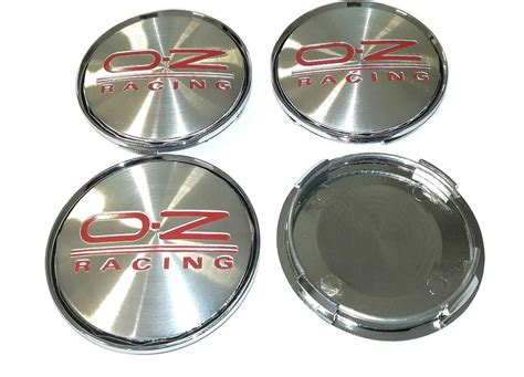 4x OZ Racing Wheel Center Caps Ø 63 58 Mm Hubcaps Nabendeckel