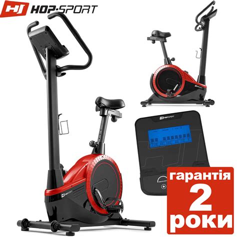 ЭлектроМагнитный Велотренажер HS-060H Exige Black/red до 150 Кг ...