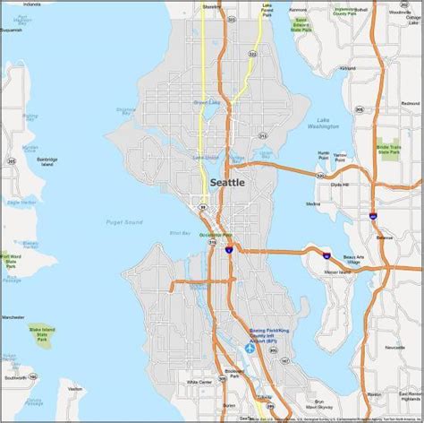 Seattle Zip Code Map - GIS Geography