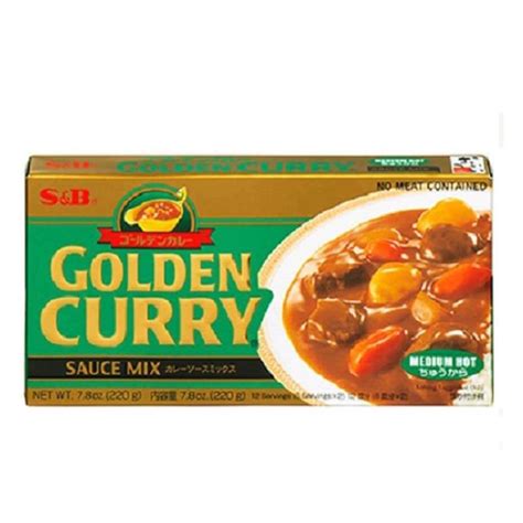 S B Golden Curry Medium Hot 220G Dynamic Equo Distribution