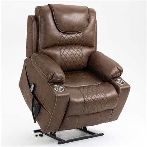 uhomepro Oversized Electric Power Lift Recliner Chair with Massage and ...