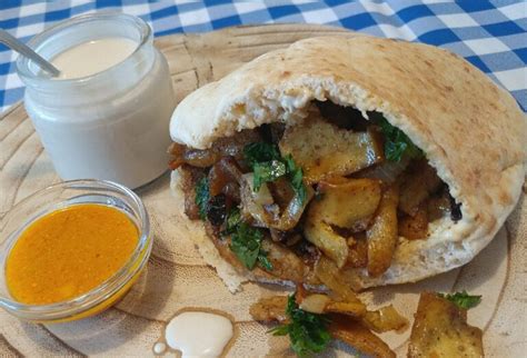 Food and Story All Recipes Israeli shawarma with Yuba, tofu and mushrooms