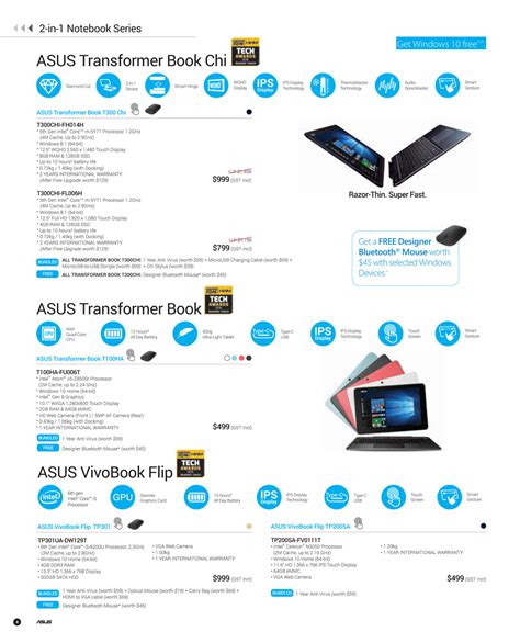 Asus Product Guide Pg Brochures From Pc Show Singapore On