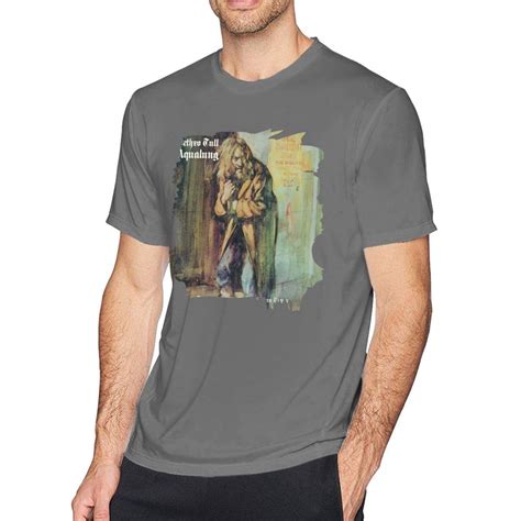 Zpanter S T Shirt Jethro Tull Aqualung Round Neck Fashion Short Sleeve Tee Black Stellanovelty