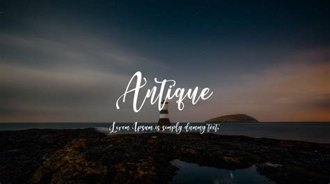 Antique Font : Download Free for Desktop & Webfont