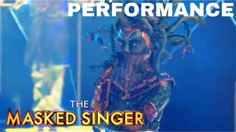 Medusa Sings Elastic Heart By Sia Masked Singer Season Episode