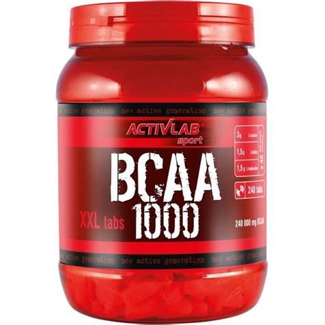 Activlab BCAA 1000 XXL Aminokwasy 240 Tabl