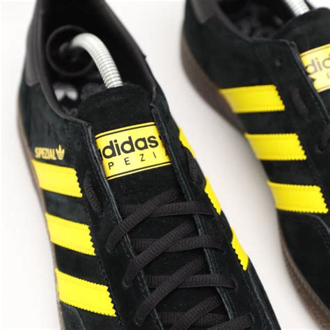 Adidas Spezial - Yellow & Black – PlatinumShoeCare