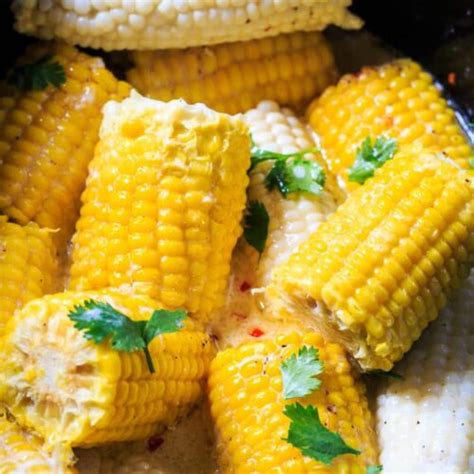 Crock Pot Corn On The Cob Spicy Southern Kitchen