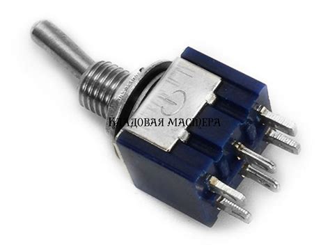 Тумблер MTS 202 on-on, 6pin двухполюсный 6A 125 VAC, 3A 250VAC