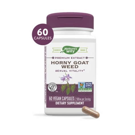 Nature S Way Horny Goat Weed Premium Extract Supports Sexual Vitality