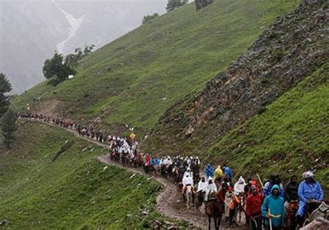 Amarnath Yatra Remains Suspended Due To Bad Weather India Tv News