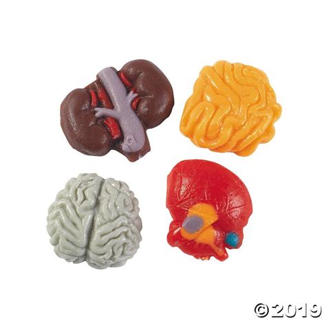 Halloween Body Parts Gummy Candy 38 Pieces