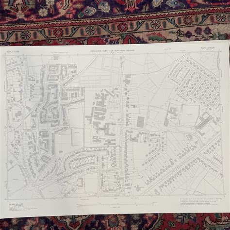 Vintage Ordnance Survey Map Of Ballymena Otse