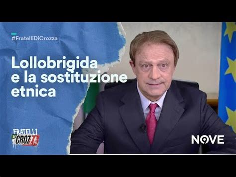 Crozza è il Ministro Lollobrigida Quindi non posso dire sostituzione