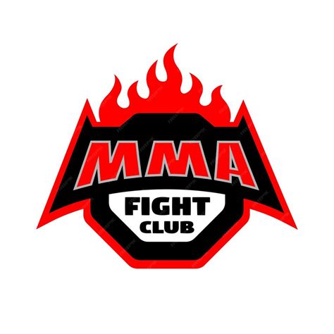 Premium Vector Mma Fight Club Logo