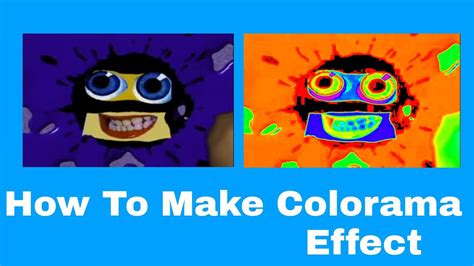 How To Make Colorama Effect YouTube