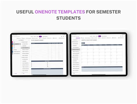 Onenote Student Planner, Onenote Digital Planner, Onenote Template, Project Planner Onenote ...