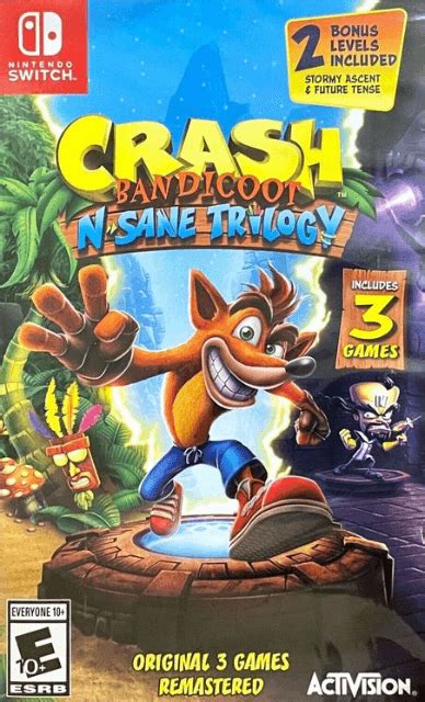 Buy Crash Bandicoot N Sane Trilogy For SWITCH Retroplace