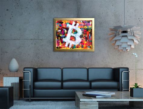 Bitcoin Art – Acrylic Painting — Do What You Love Store