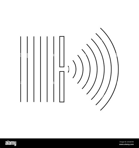 Diffraction Of Light Waves Diagram Stock Vector Image And Art Alamy