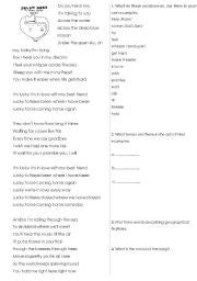 Jason Mraz Feat Colbie Caillat Lucky Esl Worksheet By Makaoschool