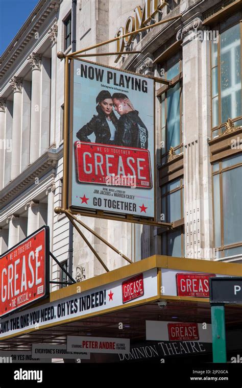 The Musical Grease At The Dominion Theatre In London United Kingdom