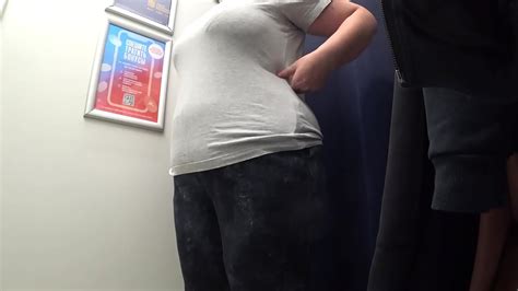 The Camera In The Fitting Room Watches A Big Ass In Satin Panties Curvy Milf Changes Clothes