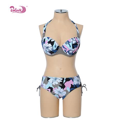 New Print Floral Sexy Swimsuit High Waist Vintage Bikini Set For Women Push Up Triangle