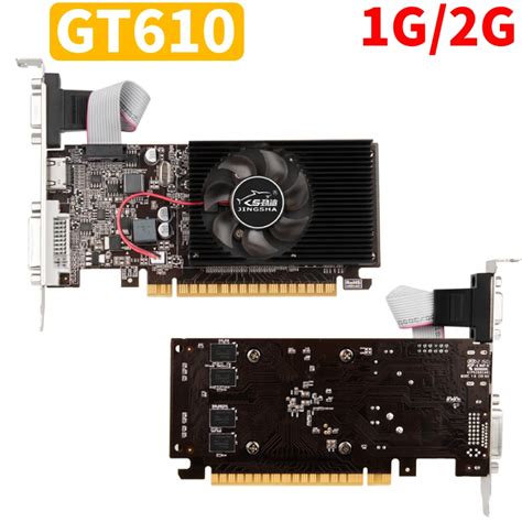 GT610 1G/2G Video Card PCIE X16 2.0 NVIDIA GeForce GT 610 DDR3 Graphics ...