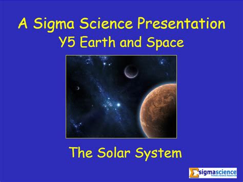 4th Grade Solar System Powerpoint